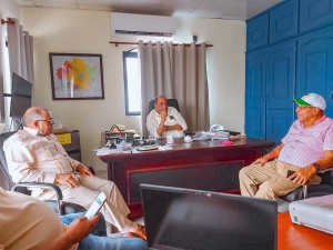 Director y subdirector t&eacute;cnico del INDOCAFE sostuvieron encuentro con Lu&iacute;s Bonilla director del Plan de Desarrollo Integral de la Regi&oacute;n Suroeste para el desarrollo de la caficultura de la zona